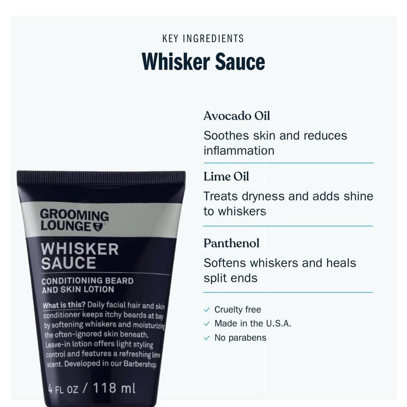 Grooming Lounge Whisker Sauce Beard Conditioner Beard Washes & Conditioners Grooming Lounge 