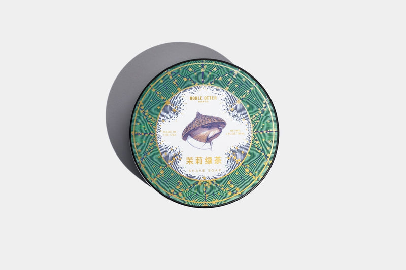 茉莉綠茶 (Jasmine Green Tea) Shave Soap Shaving Soap Noble Otter 