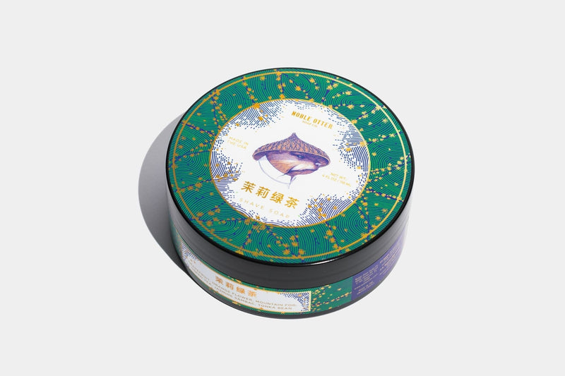 茉莉綠茶 (Jasmine Green Tea) Shave Soap Shaving Soap Noble Otter 