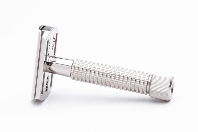 Envoy Stainless Steel DE Safety Razor (Choose Style) - by Rex Supply Co. Safety Razor Rex Supply Co. Stainless Steel (Polished) 