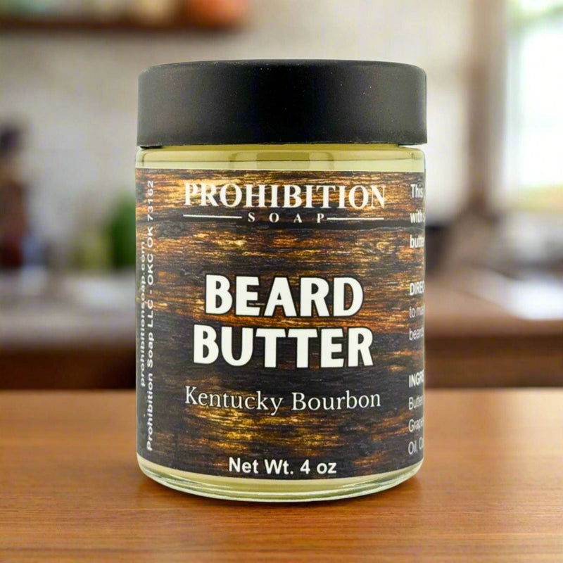 Kentucky Bourbon Beard Butter Beard Balms & Butters Prohibition Soap 