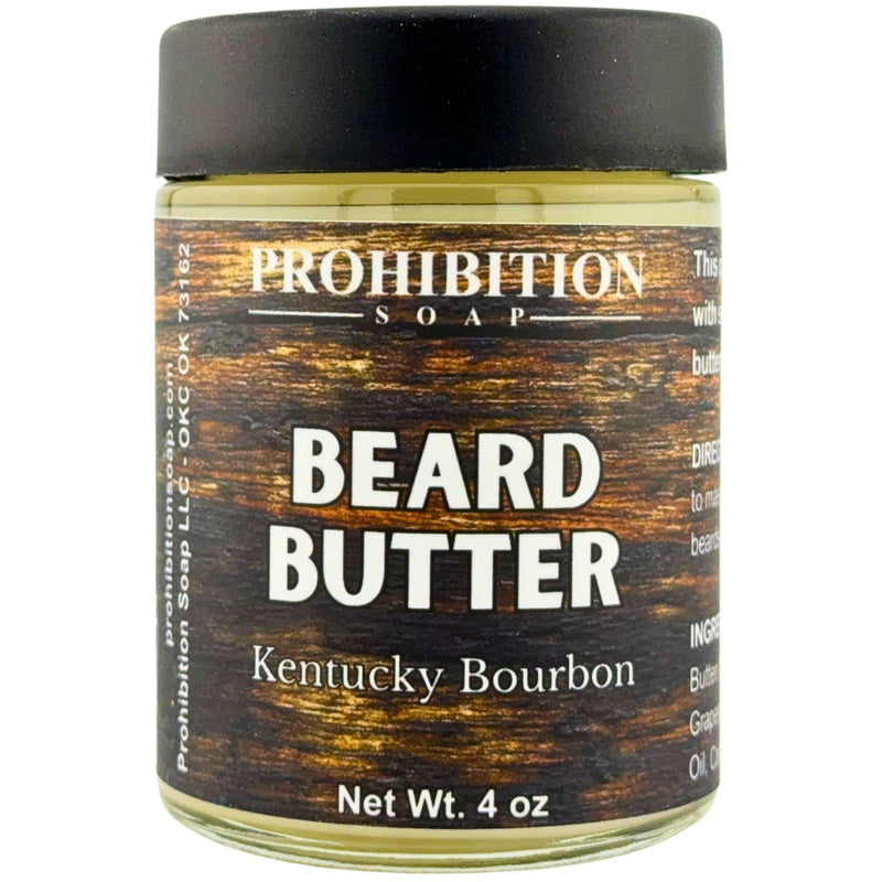 Kentucky Bourbon Beard Butter Beard Balms & Butters Prohibition Soap 