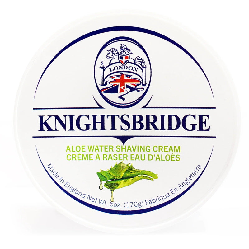 Aloe Water Shaving Cream (6oz) - by Knightsbridge Shaving Cream Murphy and McNeil Store 