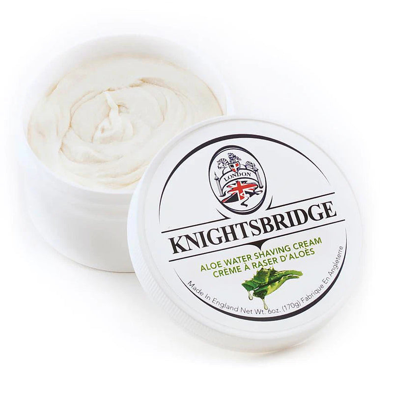 Aloe Water Shaving Cream (6oz) - by Knightsbridge Shaving Cream Murphy and McNeil Store 
