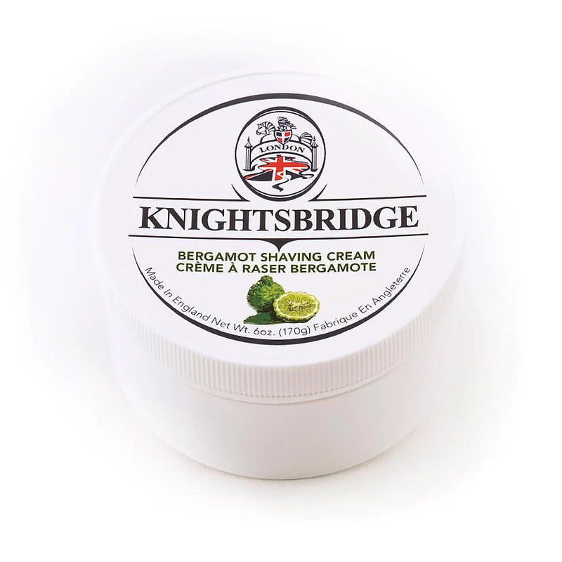 Bergamot Shaving Cream (6oz) - by Knightsbridge Shaving Cream Murphy and McNeil Store 