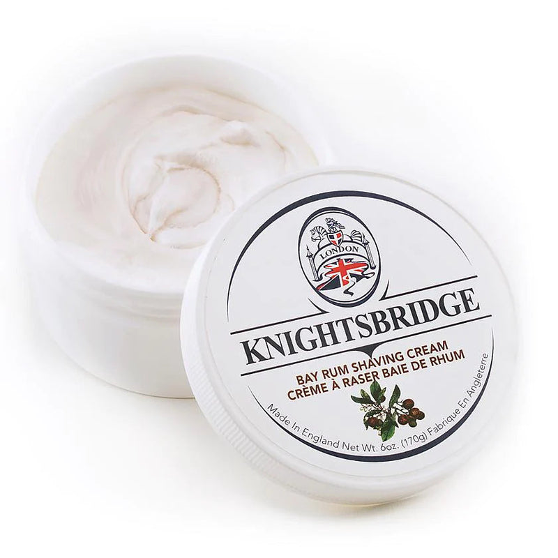 Bay Rum Shaving Cream (6oz) - by Knightsbridge Shaving Cream Murphy and McNeil Store 