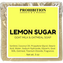 Lemon Sugar Goat Milk and Oatmeal Soap Bath Soap Prohibition Soap 