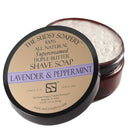 Supercreamed Triple Butter Shave Soap for Shaving, Lavender and Peppermint Shaving Soap The Sudsy Soapery Natural Products, LLC 