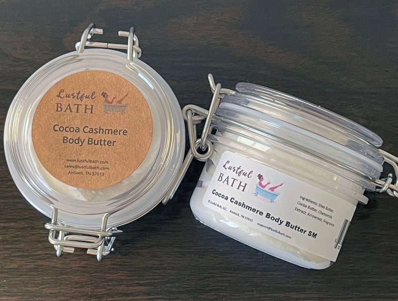 COCOA CASHMERE BODY BUTTER Beard Balms & Butters Lustful Bath, LLC SM 