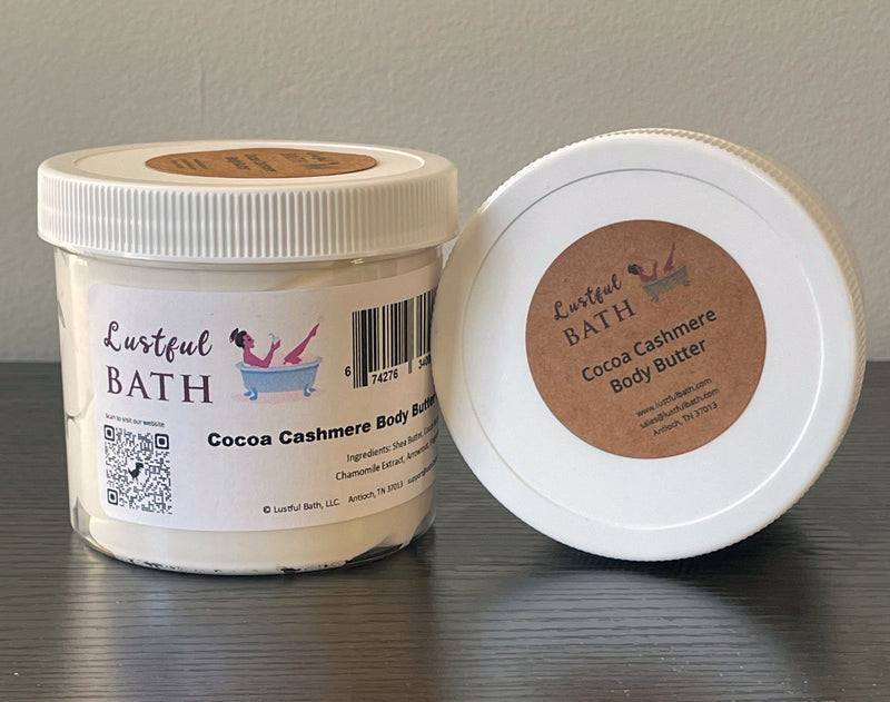 COCOA CASHMERE BODY BUTTER Beard Balms & Butters Lustful Bath, LLC LG 