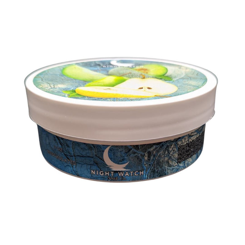 Melon & Pear (Mentholated) Shave Soap Shaving Soap Night Watch Soap Company 