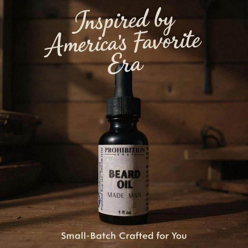 Made Man Beard Oil Beard Oil Prohibition Soap 