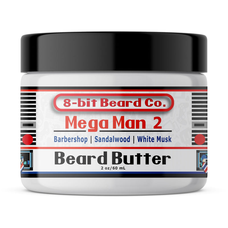 Mega Man 2 | Beard Butter - Fresh Barbershop Beard Balms & Butters 8bit Beard Co. 