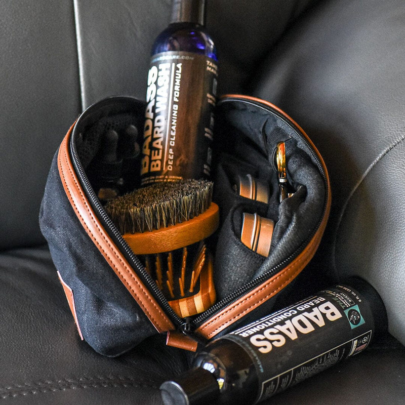 Badass Canvas Travel Bag Cases and Dopp Bags Badass Beard Care 