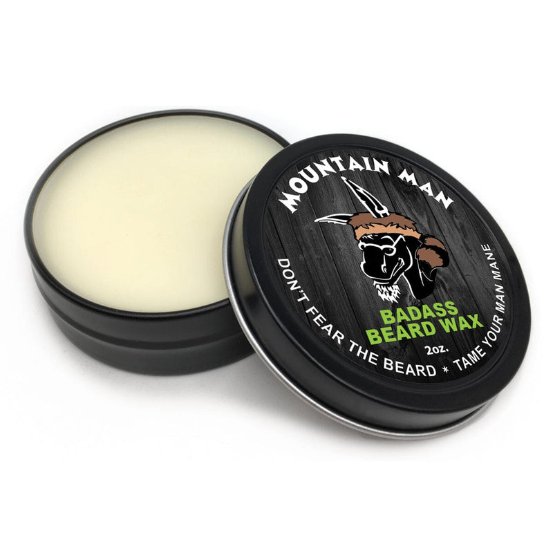 The Mountain Man Beard Wax Beard & Mustache Wax Badass Beard Care 