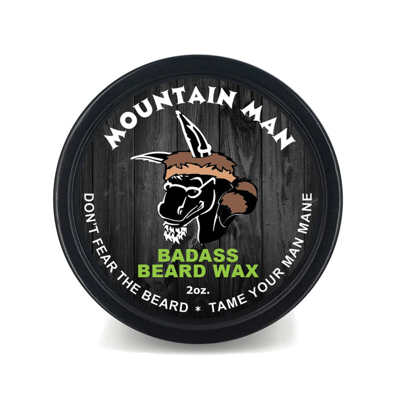 The Mountain Man Beard Wax Beard & Mustache Wax Badass Beard Care BABC 
