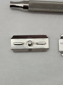 Razorock Lupo 95 SB Double Edge Safety Razor 316L Stainless Steel (pre owned) Safety Razor Ice Shave 