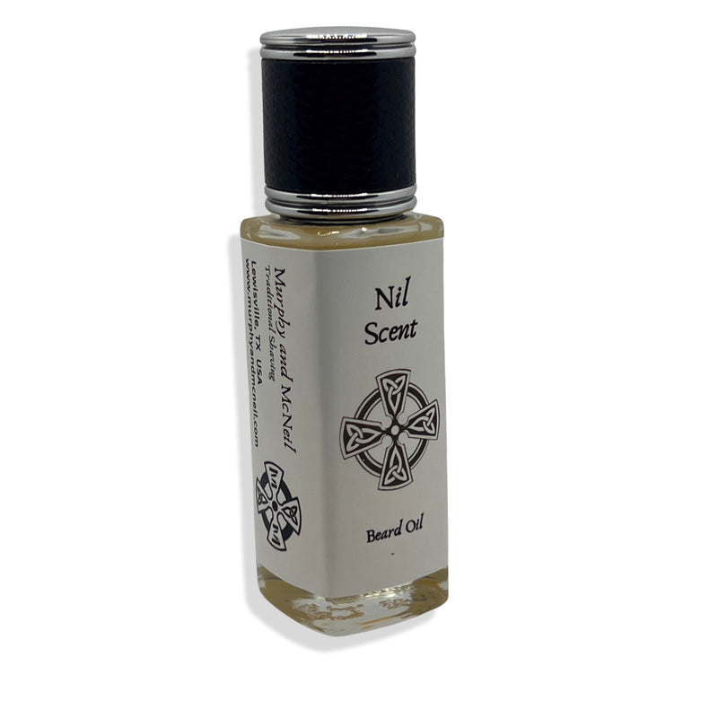 Nil Scent (Fragrance Free) Beard Oil - by Murphy and McNeil Beard Oil Murphy and McNeil Store 