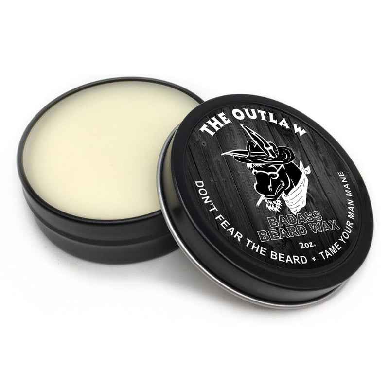 The Outlaw Beard Wax Beard & Mustache Wax Badass Beard Care 