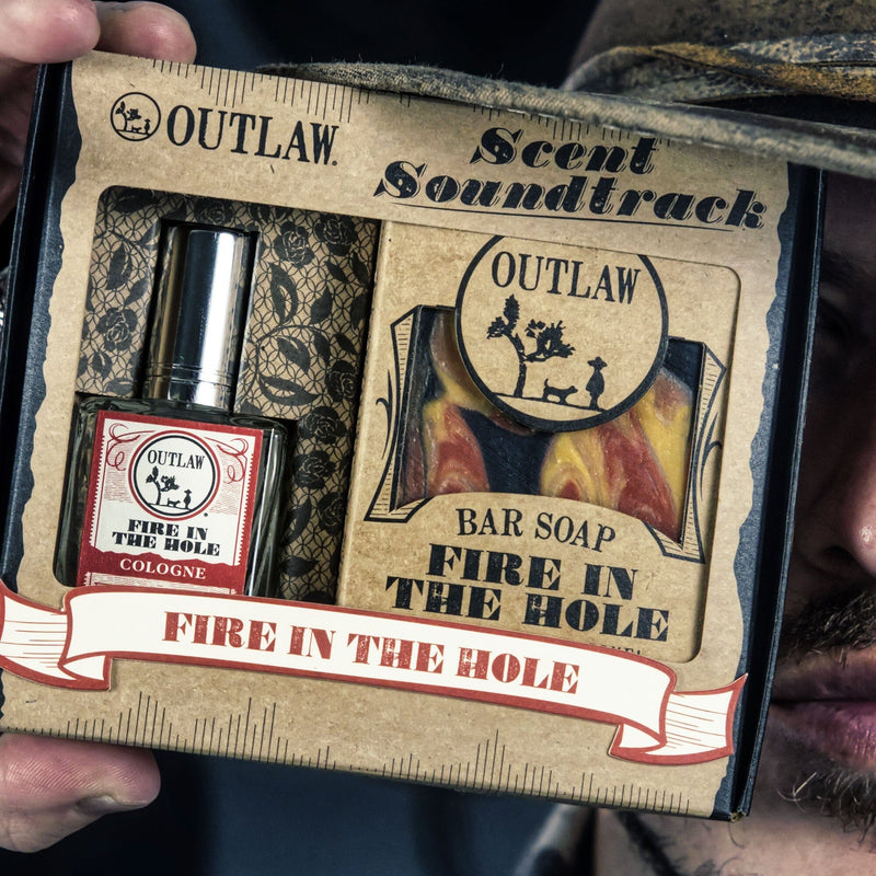 Outlaw Cologne & Handmade Soap Gift Set - The Scent Soundtrack Colognes and Perfume Outlaw 
