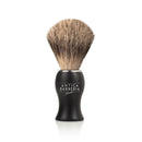 Panther Black Brushed Aluminum Lathering Brush with Best Badger Knot Shaving Brush Antica Barberia Mondial US 