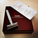 Feather AS-D2 Stainless Steel DE Safety Razor