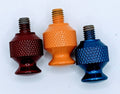 LOT of Color Bomb Tips 316L Stainless Steel - by Phoenix Artisan Accoutrements (Pre-Owned) Razor Parts Murphy & McNeil Pre-Owned Shaving Blue-Mustard-Burnt Orange 