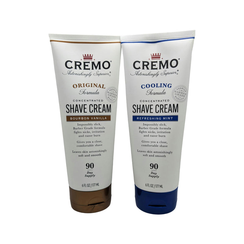 Bourbon Vanilla and Refreshing Mint Shave Cream - by Cremo (Pre-Owned) Shaving Cream Murphy & McNeil Pre-Owned Shaving 