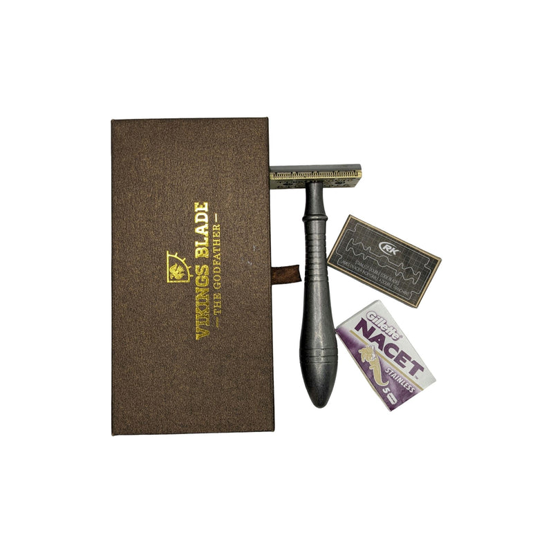 The Godfather "Stonehenge" DE Safety Razor - by Vikings Blade (Pre-Owned) Safety Razor Murphy & McNeil Pre-Owned Shaving 