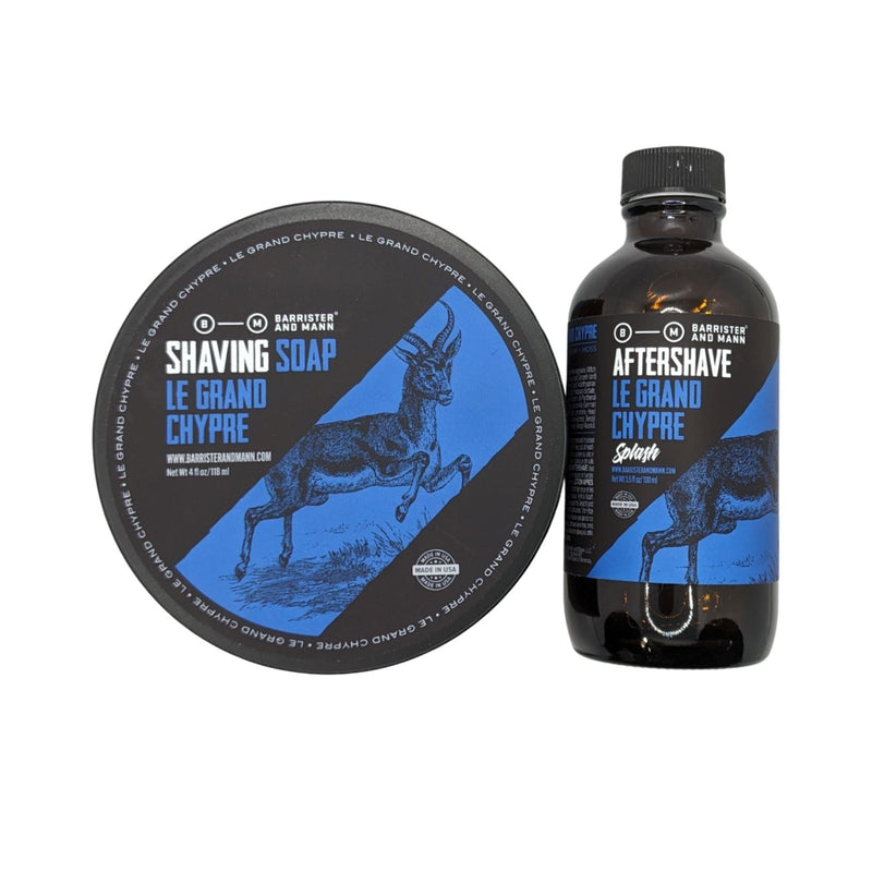 Le Grand Chypre Shaving Soap (Omnibus) and Splash - by Barrister and Mann (Pre-Owned) Shaving Soap Murphy & McNeil Pre-Owned Shaving 