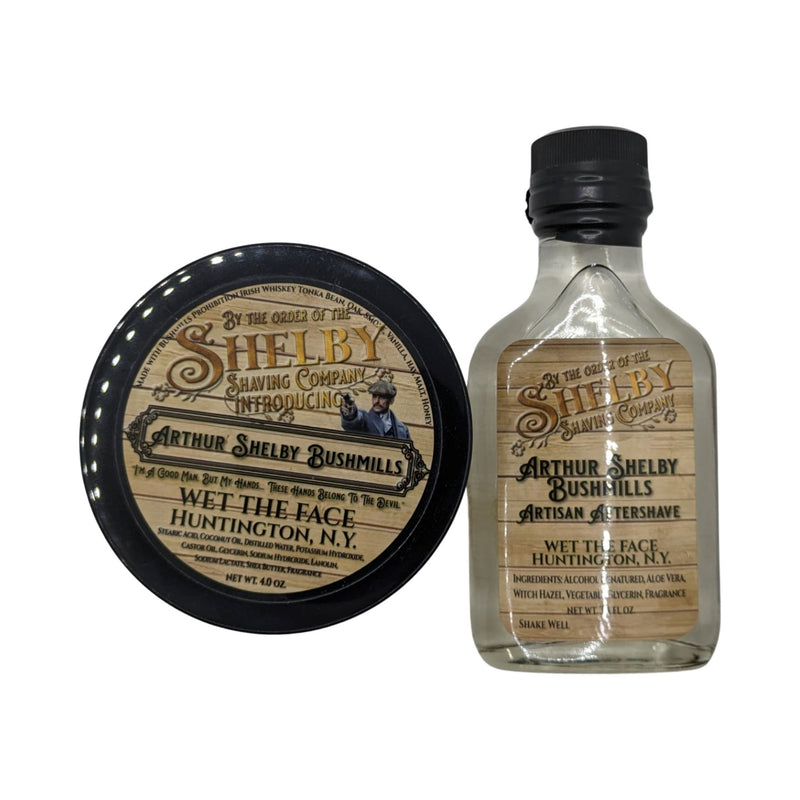 Arthur Shelby Bushmills Shaving Soap and Splash - by Wet the Face/Shelby Shaving Company (Pre-Owned) Shaving Soap Murphy & McNeil Pre-Owned Shaving 