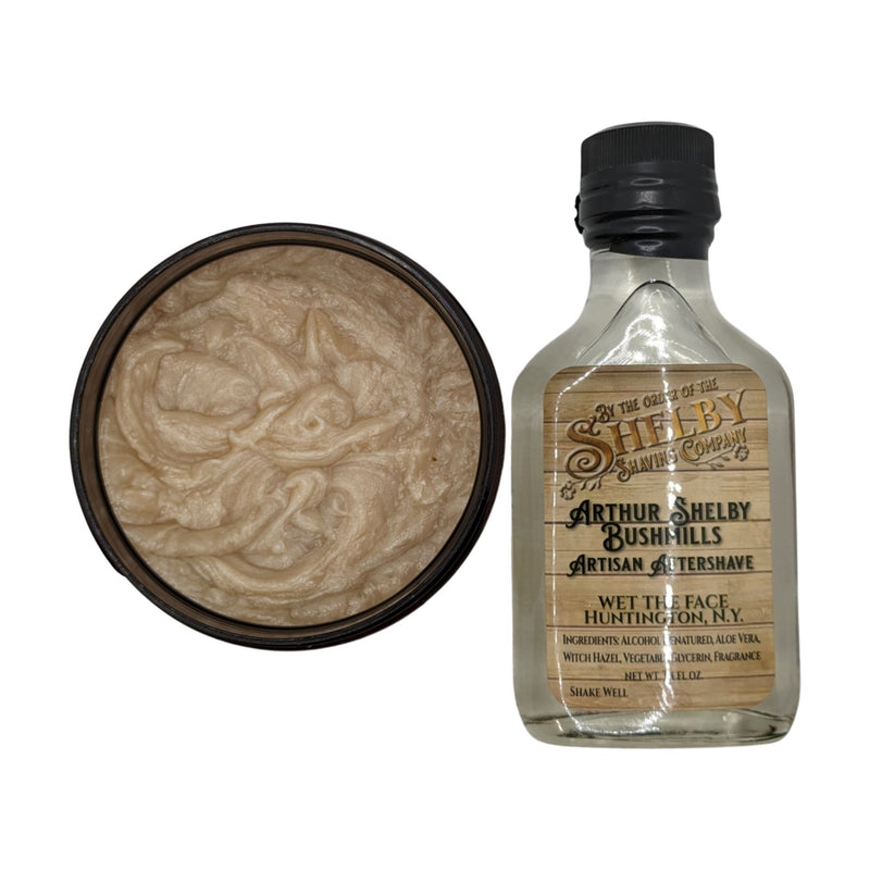 Arthur Shelby Bushmills Shaving Soap and Splash - by Wet the Face/Shelby Shaving Company (Pre-Owned) Shaving Soap Murphy & McNeil Pre-Owned Shaving 