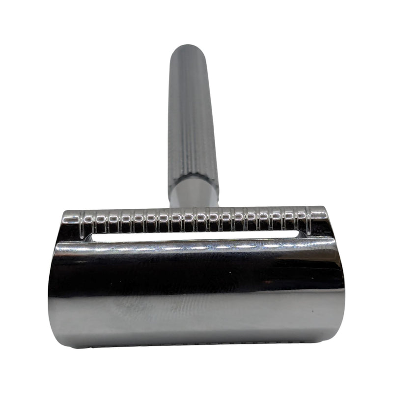 Textured Chrome Safety Razor (78R-CH) - by Parker (Used) Safety Razor MM Consigns (AH) 