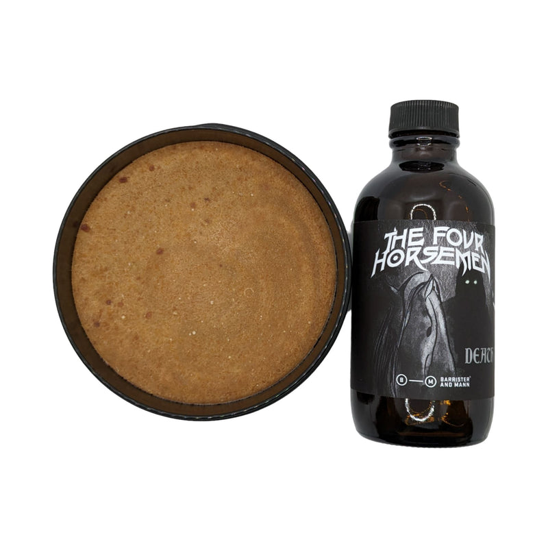 The Four Horsemen: Death Shaving Soap (Omnibus) and Splash - by Barrister and Mann (Pre-Owned) Shaving Soap Murphy & McNeil Pre-Owned Shaving 
