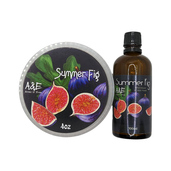 Summer Fig Shaving Soap (Kaizen) and Splash - by Ariana & Evans (Pre-Owned) Shaving Soap Murphy & McNeil Pre-Owned Shaving 