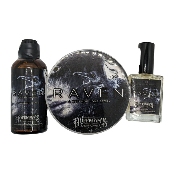 Raven Shaving Soap, Splash, and EDP - by Hoffman's Shave & Soap Co. (Pre-Owned) Shaving Soap Murphy & McNeil Pre-Owned Shaving 