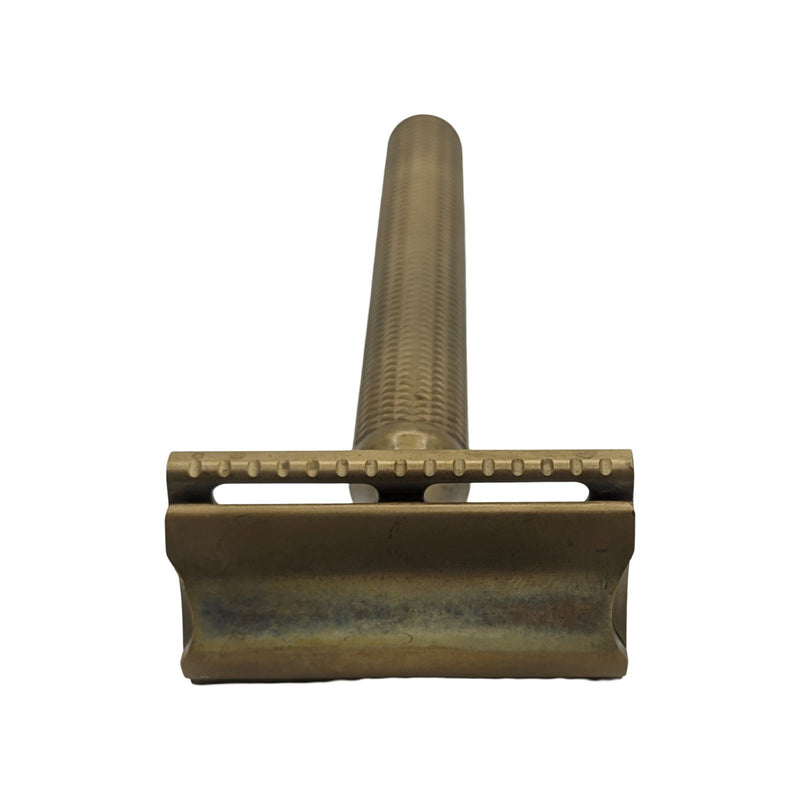 Christopher Bradley Brass Safety Razor w/Plates AA, A, B, and C - by Karve Shaving Co. (Used) Safety Razor MM Consigns (SW) 
