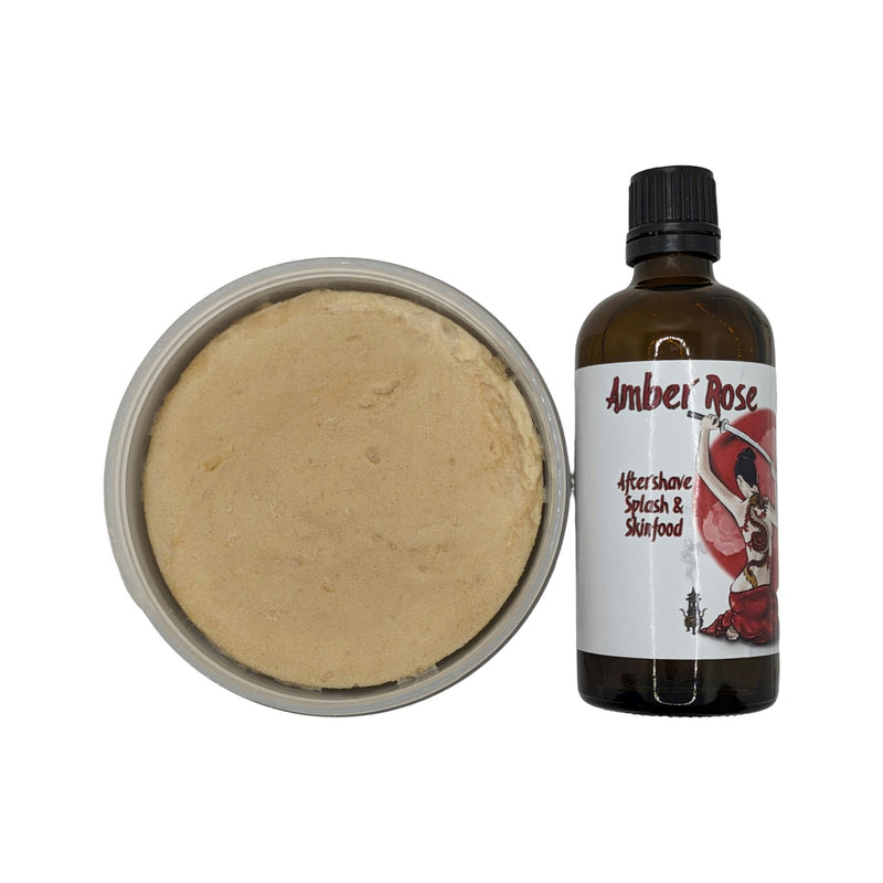 Amber Rose Shaving Soap (Kaizen) and Splash - by Ariana & Evans/The Club (Used) Shaving Soap MM Consigns (SW) 