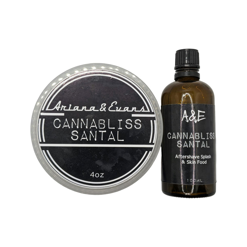 Cannabliss Santal Shaving Soap (Kaizen) and Splash - by Ariana & Evans (Used) Shaving Soap MM Consigns (SW) 