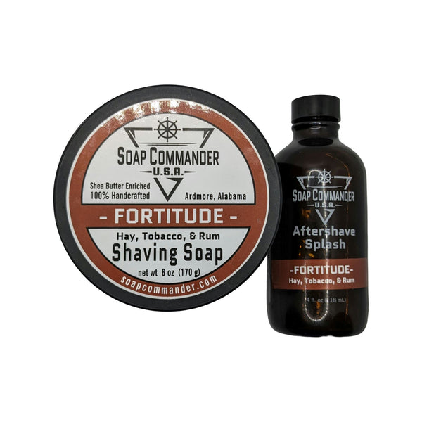 Fortitude Shaving Soap and Splash - by Soap Commander (Used) Shaving Soap MM Consigns (SW) 