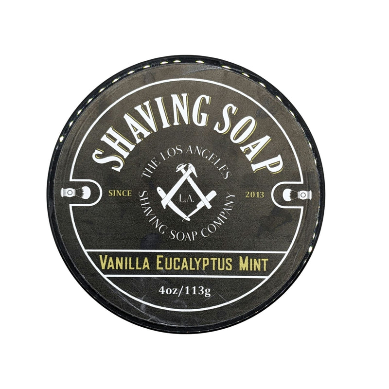 Vanilla Eucalyptus Mint Shaving Soap - by The Los Angeles Shaving Soap Company (Used) Shaving Soap MM Consigns (SW) 