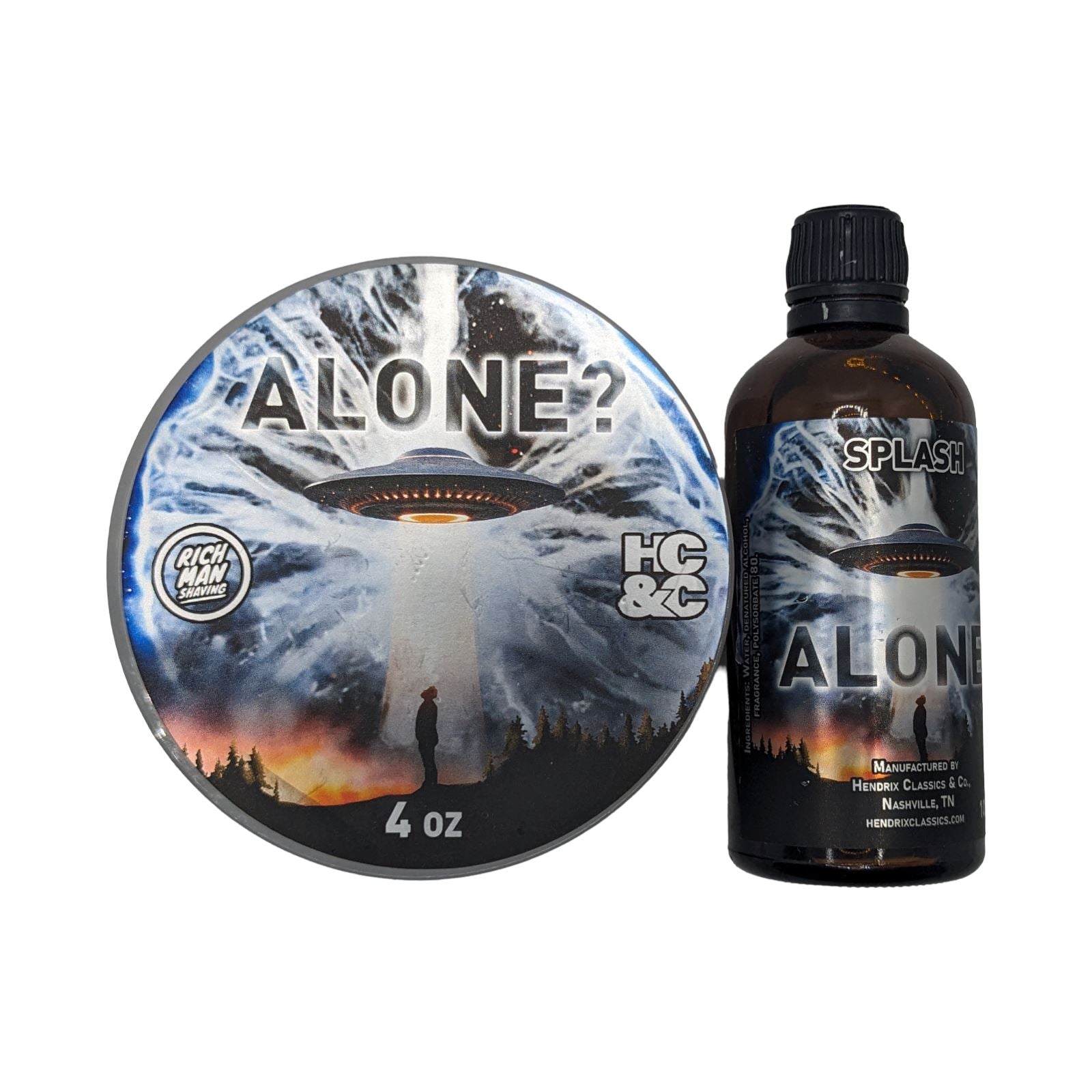 Alone? Shaving Soap and Splash - by Hendrix Classics & Co. (Pre-Owned)