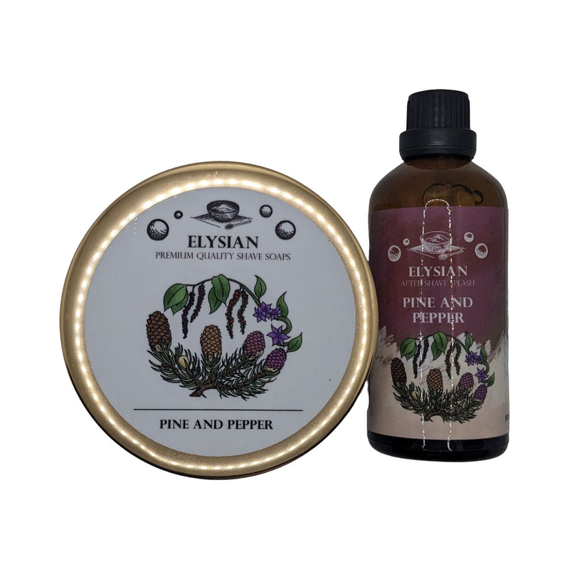 Pine and Pepper Shaving Soap and Splash - by Elysian (Pre-Owned) Shaving Soap Murphy & McNeil Pre-Owned Shaving 