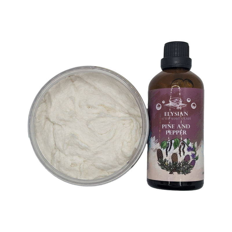Pine and Pepper Shaving Soap and Splash - by Elysian (Pre-Owned) Shaving Soap Murphy & McNeil Pre-Owned Shaving 