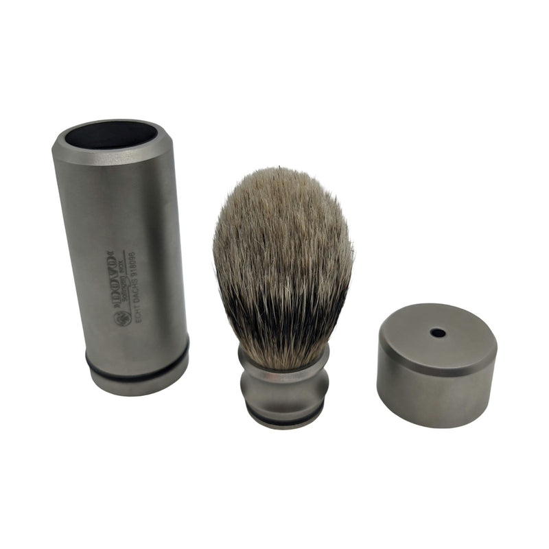 Silvertip Travel Shaving Brush (918096) - by Dovo (Pre-Owned) Shaving Brush Murphy & McNeil Pre-Owned Shaving 