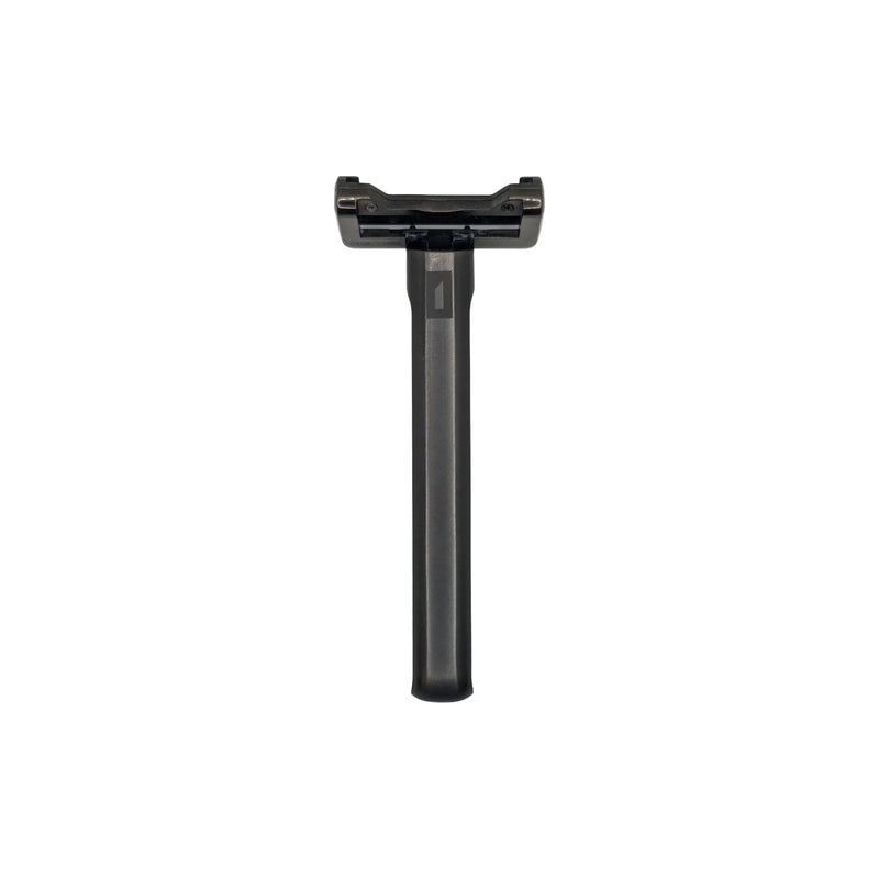Genesis Stainless Steel Safety Razor and Stand (Gunmetal Grey) - by OneBlade (Used) Safety Razor MM Consigns (MD) 