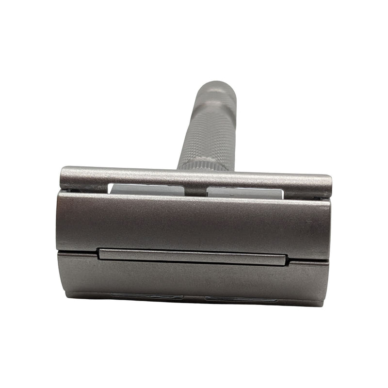 T2 Stainless Steel Adjustable Safety Razor w/Stand (Matte)- by Rockwell (Used) Safety Razor MM Consigns (ED) 