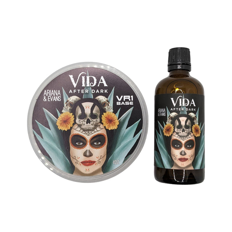 Vida After Dark Shaving Soap (VR1) and Splash - by Ariana & Evans (Used) Shaving Soap MM Consigns (MD) 