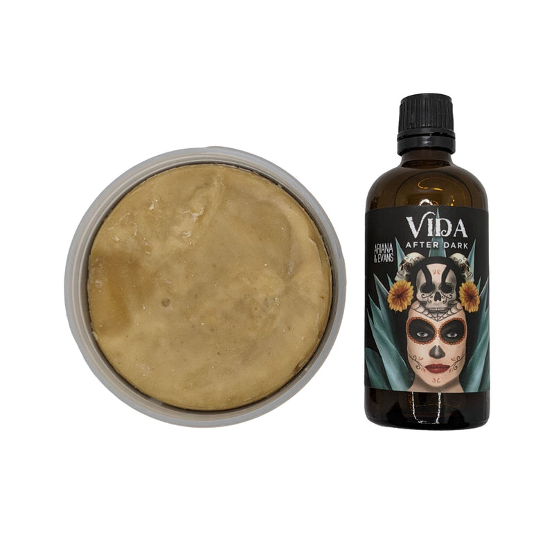Vida After Dark Shaving Soap (VR1) and Splash - by Ariana & Evans (Used) Shaving Soap MM Consigns (MD) 