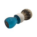 Blue & White Tall Silvertip Badger Shaving Brush (26mm) - by West Coast Shaving (Used) Shaving Brush MM Consigns (SW) 